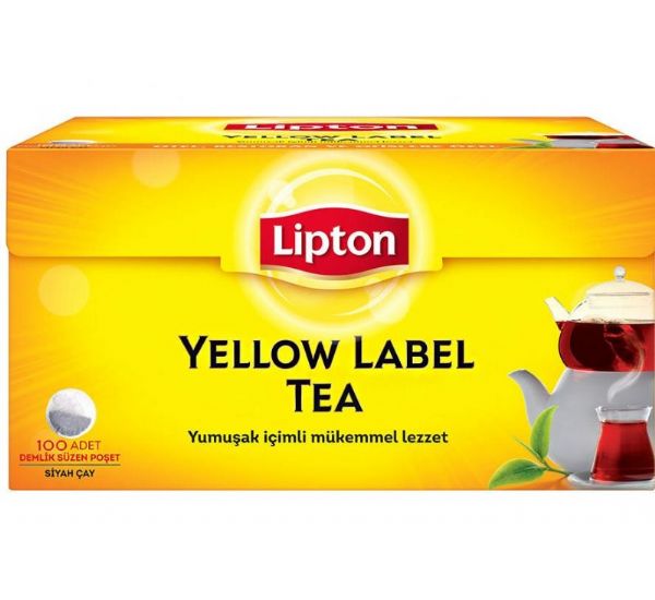 Lipton Yellow Label Demlik Poşet Çay 100'lü